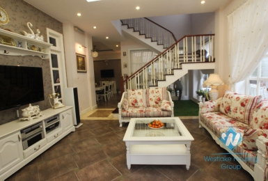 Beautiful villa for rent in T block, Ciputra, Tay Ho, Hanoi